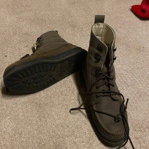 Sperry lace up boots